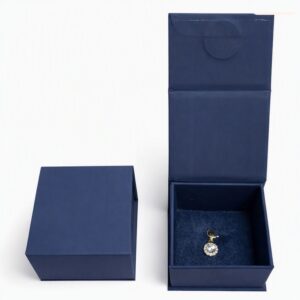 Earring/Pendant Premium Box – Blue