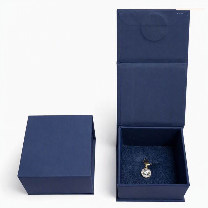 Earring/Pendant Premium Box – Blue