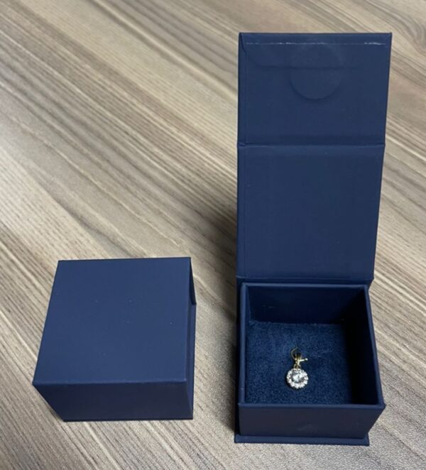 Earring/Pendant Premium Box – Blue