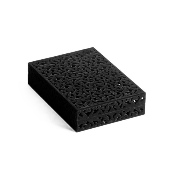 Chain and Pendant Box Filigree Medium - Black - Image 3