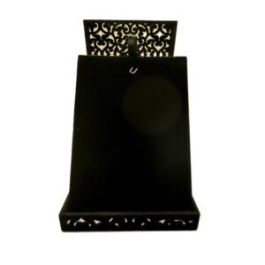 Chain and Pendant Box Filigree Medium - Black