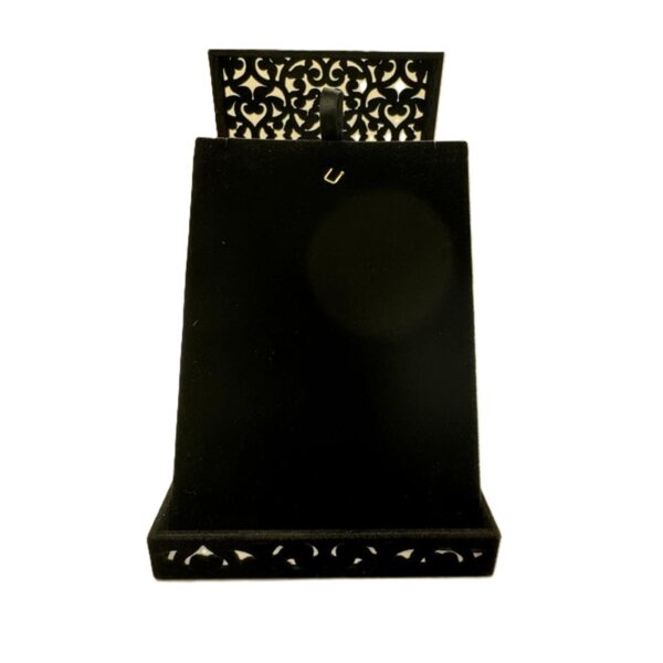 Chain and Pendant Box Filigree Medium - Black