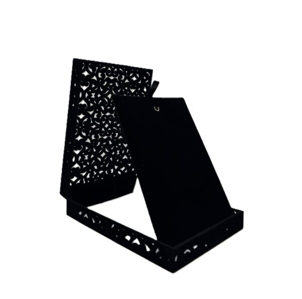 Chain and Pendant Box Filigree Medium - Black - Image 2