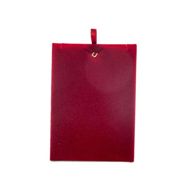 Chain and Pendant Box Filigree Medium - Maroon - Image 4