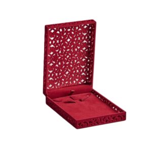 Set Box Filigree Medium - Maroon
