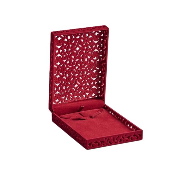Set Box Filigree Medium - Maroon