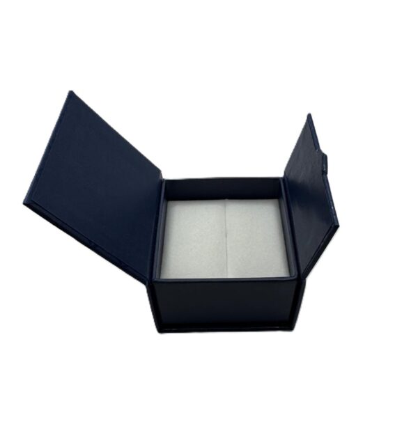 Ring Box Premium Silver Rose Blue - Image 5