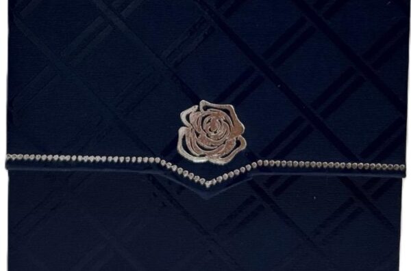 Ring Box Premium Silver Rose Blue - Image 7