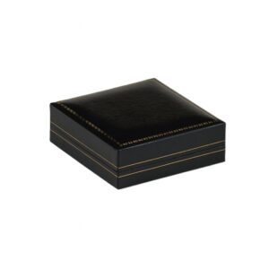 Earring/Pendant Leatherette – Black