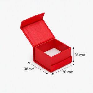 Ring Magnet Velvet Slim - Red