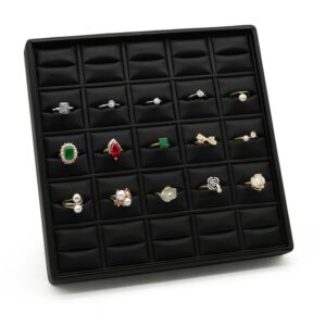 Rings - Medium Tray - Black