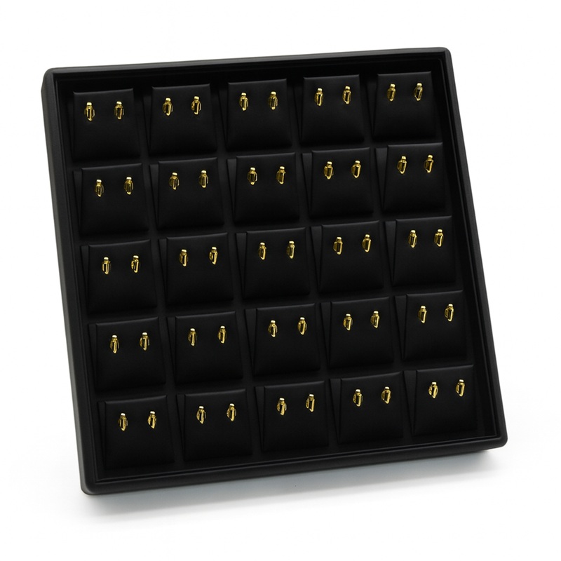 Baby Earrings - Medium Tray - Black