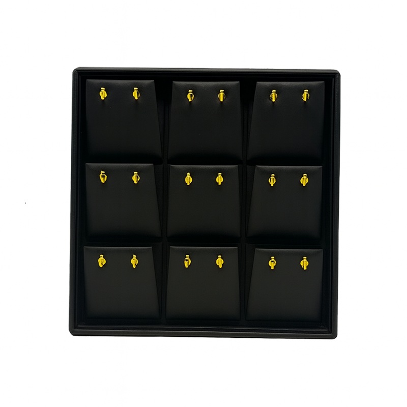 Large Earrings - Medium Tray - Black