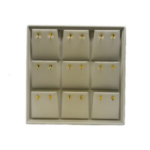 Large Earrings - Medium Tray - White