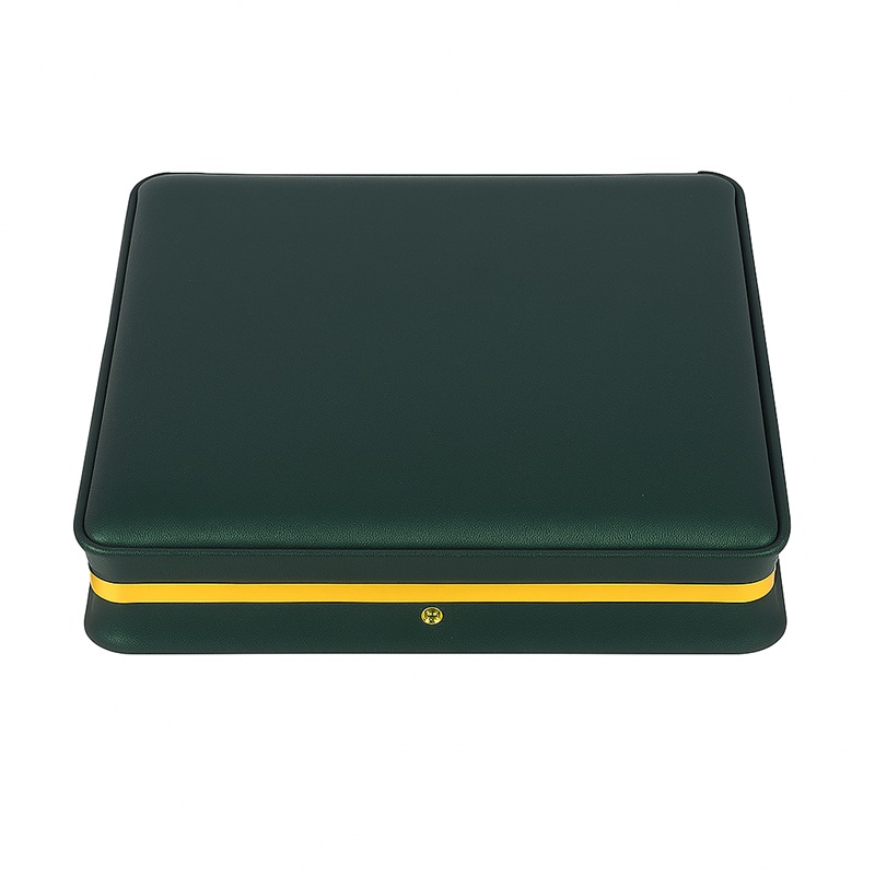 Gani Premium Leatherette Large w Earring - Green