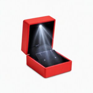 Ring LED Box Red - Black Dual Insert