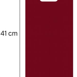 Carrier Bag Wine Red – Narrow Long 2