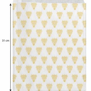 Paper Bag Diamond Pattern Large